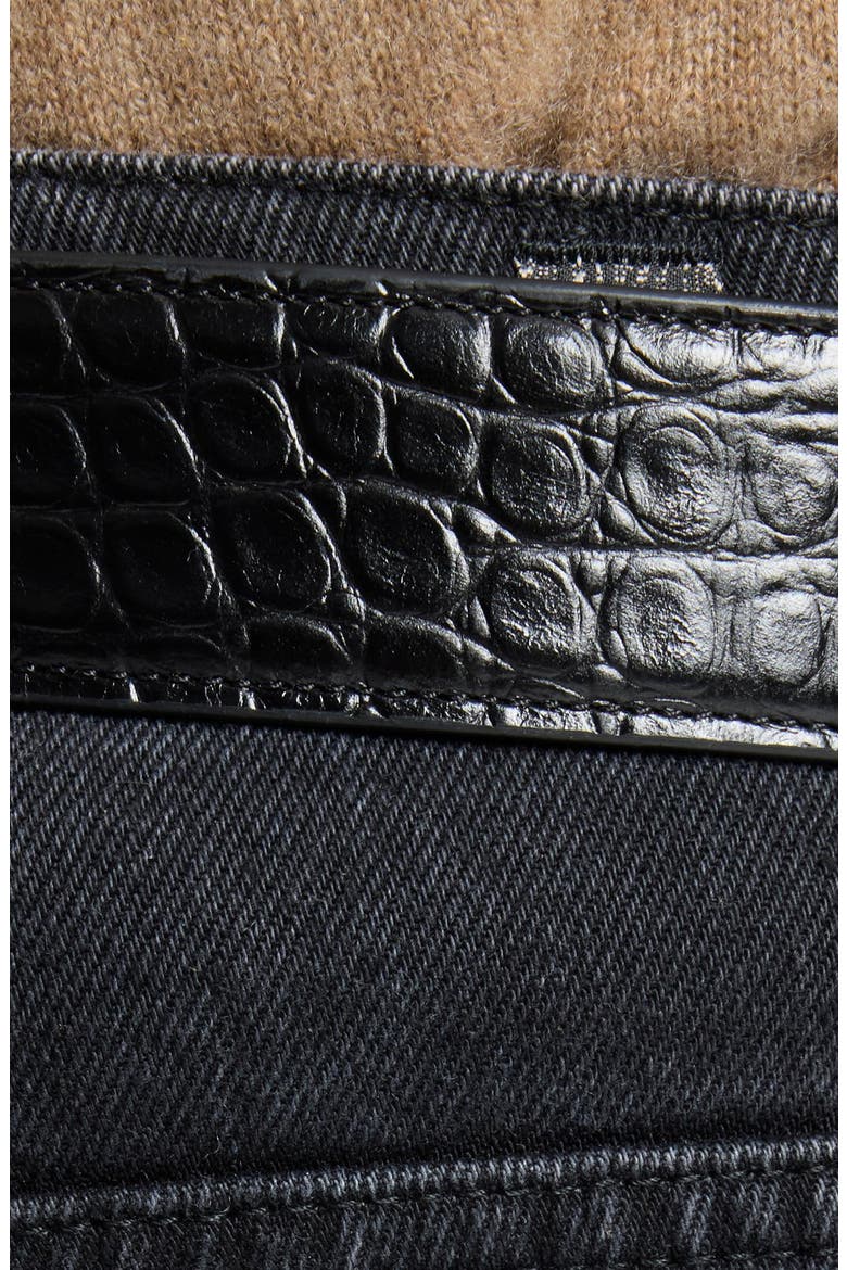 Low Rise Relaxed Straight Leg Jeans, Alternate, color, HEAVY RAIN