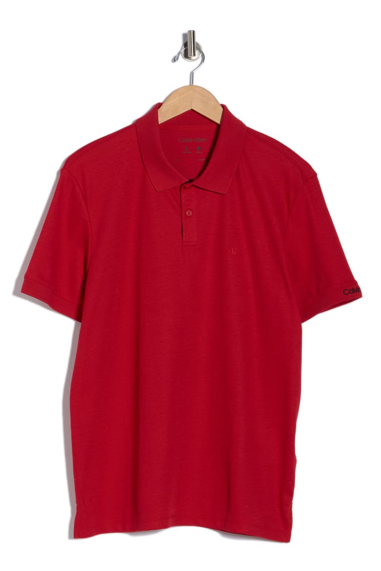Classic Fit Embroidered Polo, Alternate, color, CHILI PEPPER