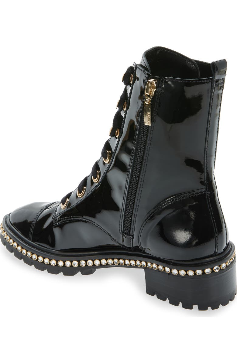 Schutz Andorra Leather Combat Boot, Alternate, color,