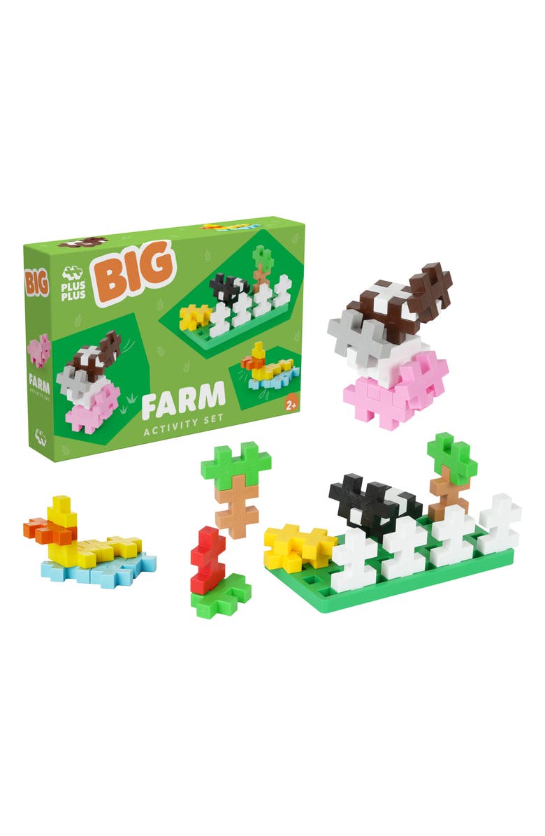 Plus-Plus USA BIG Farm Acitvity Set, Alternate, color, Multi