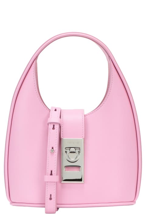 Gancio Leather Shoulder Bag