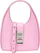 FERRAGAMO Gancio Leather Shoulder Bag