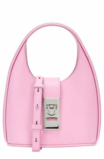 FERRAGAMO Gancio Leather Shoulder Bag