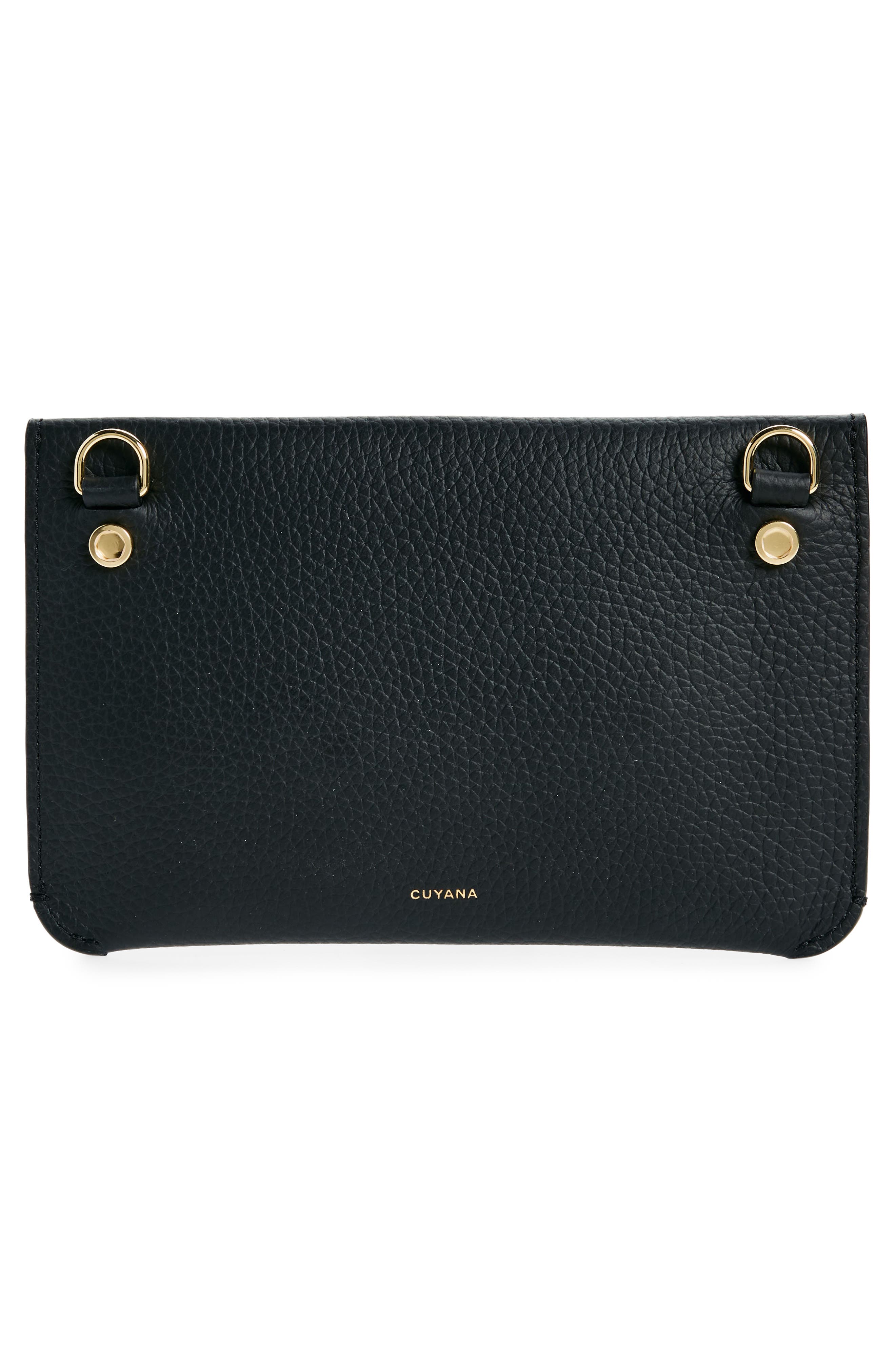 Cuyana System Leather Clutch, Alternate, color, 