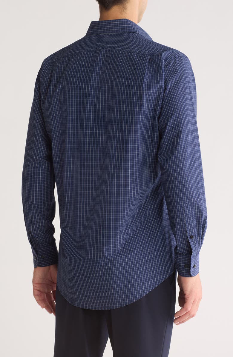 NORDSTROM RACK Plaid Check Traditional Fit Dress Shirt, Alternate, color, 
