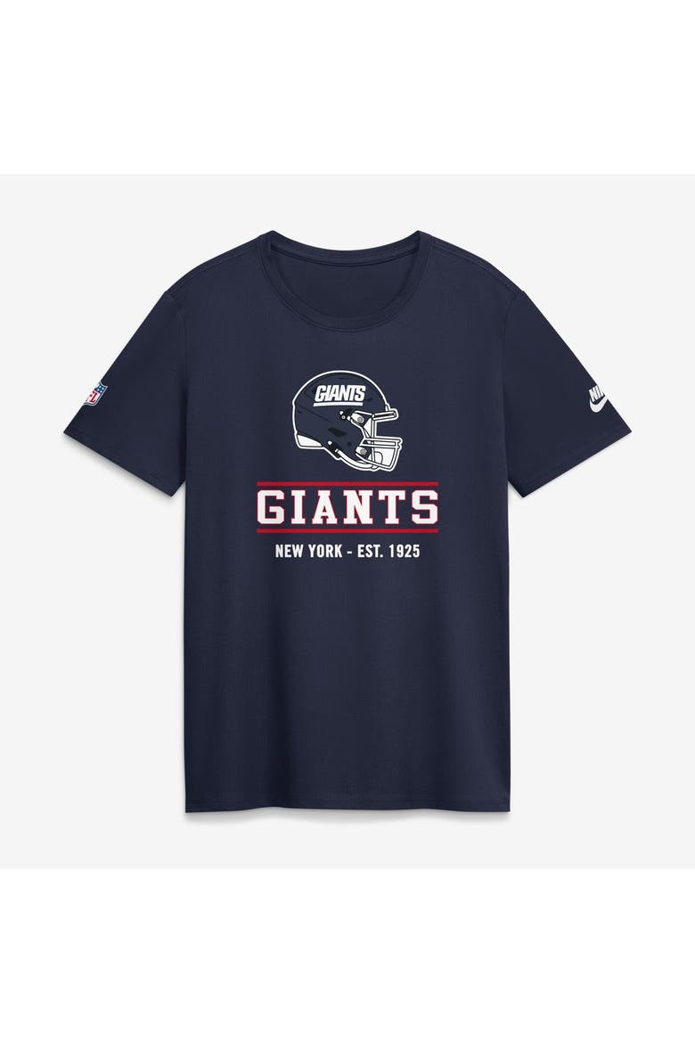 Women's Nike Navy New York Giants Sideline Alt Dri-FIT T-Shirt, Main, color, Navy
