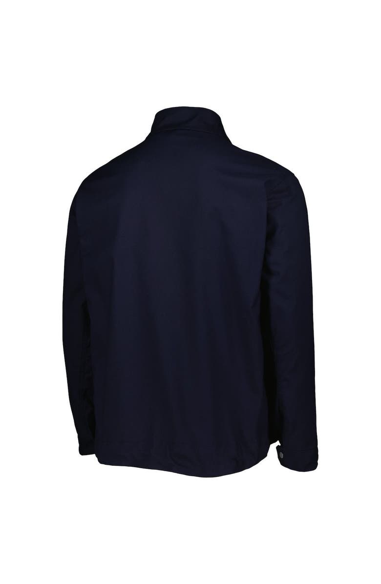 DUNBROOKE Men's Dunbrooke Navy Cleveland Guardians Journey Tri-Blend Full-Zip Jacket, Alternate, color, 