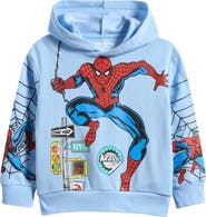 Jem Kids' Spider-Man Spidey Webs in NYC Fleece Graphic Hoodie
