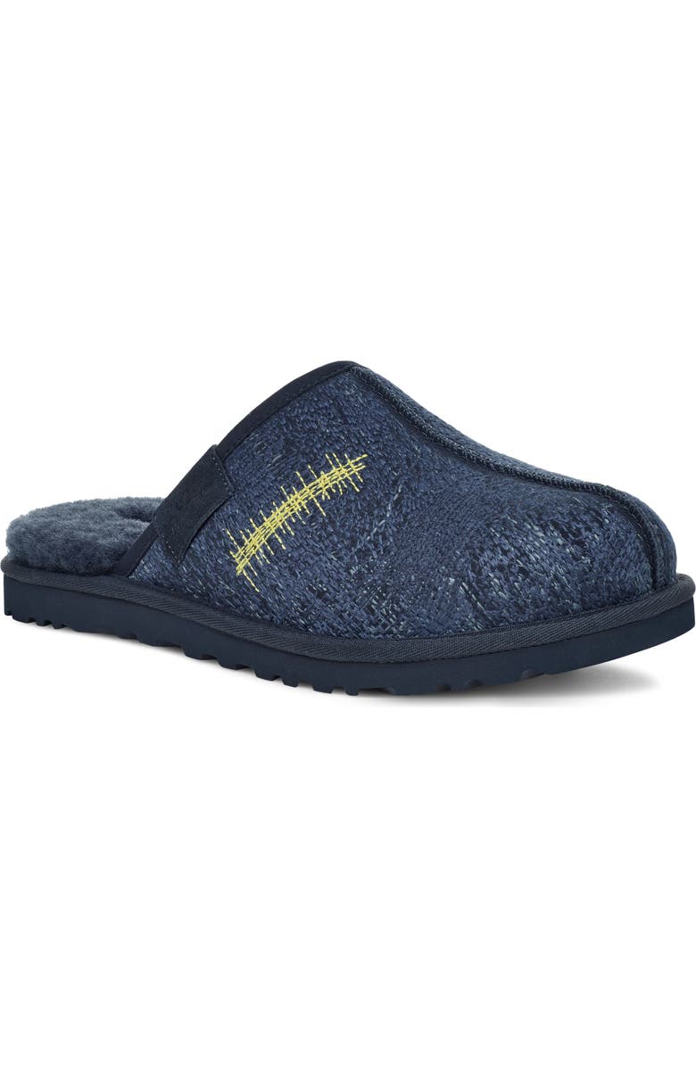 UGG<sup>®</sup> x The Elder Statesmen Gender Inclusive Genuine Shearling Lined Slide Slipper, Main, color,