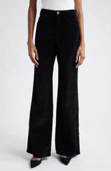 Taylor Velvet High Waist Wide Leg Jeans