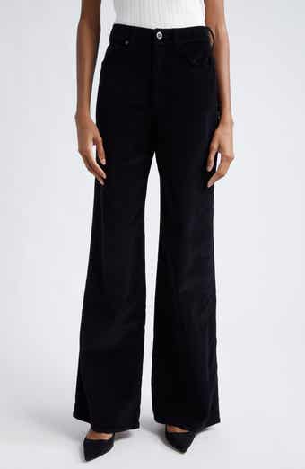 Taylor Velvet High Waist Wide Leg Jeans