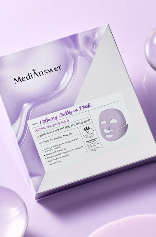 Medianswer Calming Collagen Mask In Purple