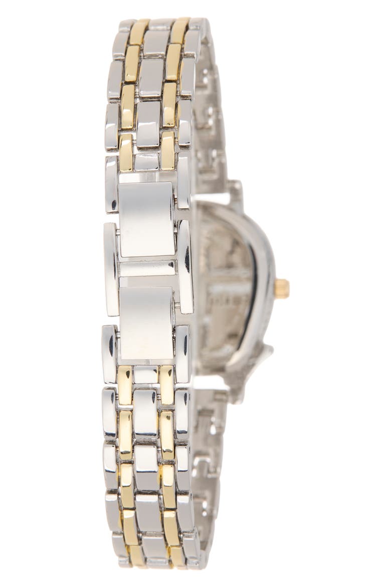 Horseshoe Case Bracelet Watch, 26.2mm, Alternate, color, TWO TONE