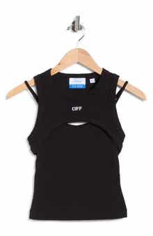 Off-White Cutout Tank