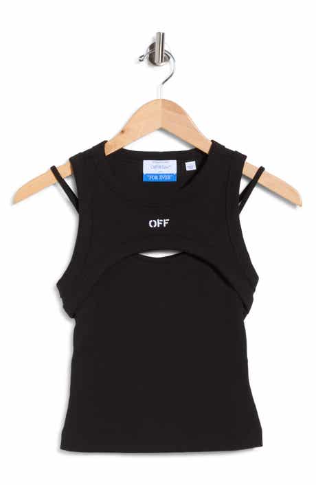 Off-White Cutout Tank