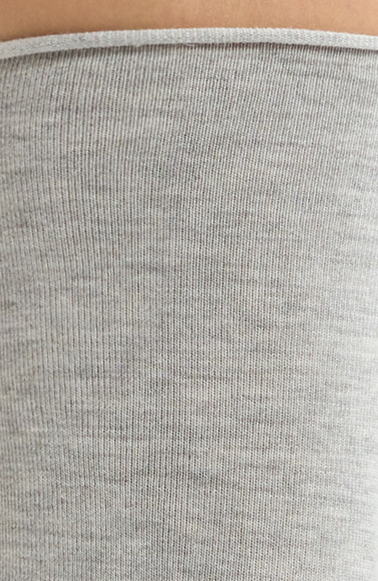 Nordstrom Everyday Rolltop Crew Socks, Alternate, color, Grey Heather