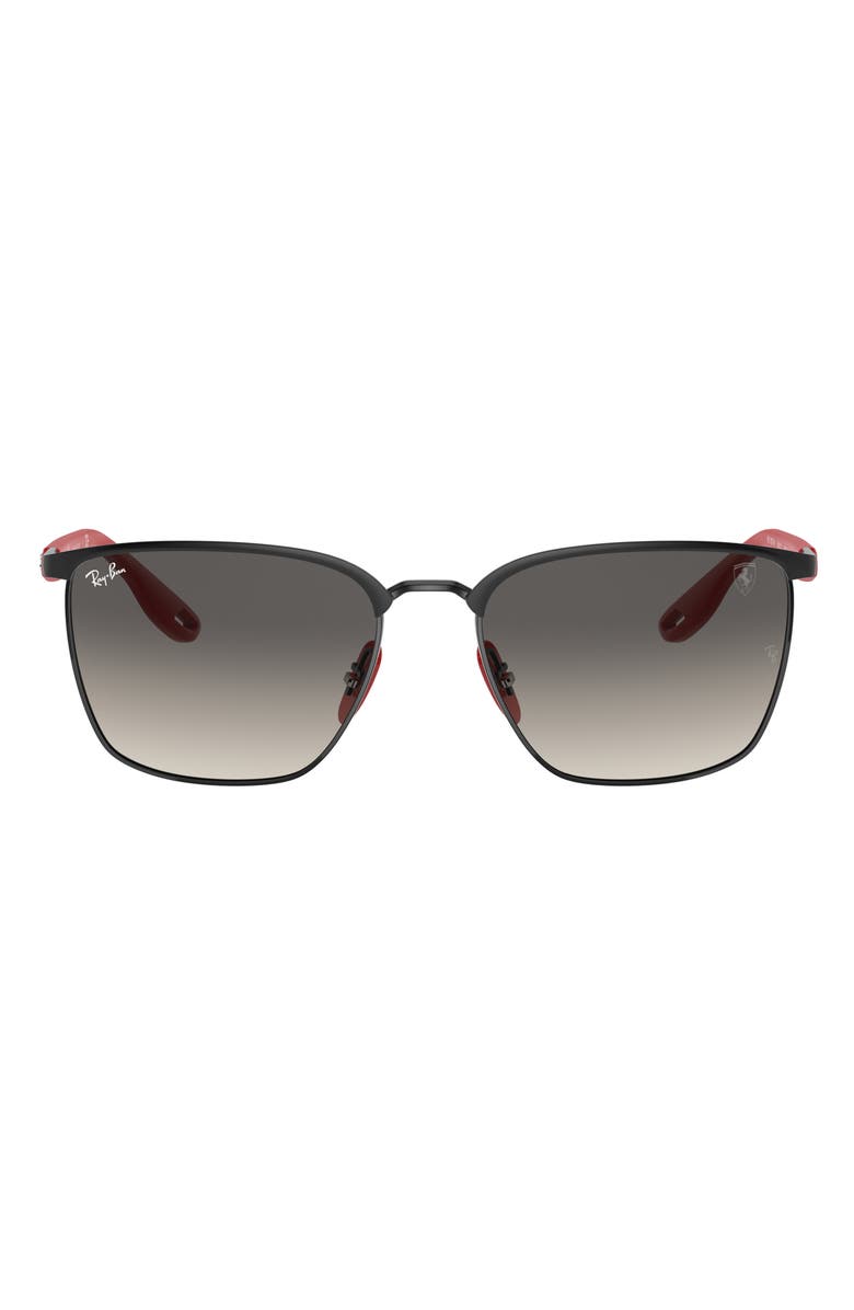 Ray-Ban x Ferrari Scuderia 56mm Square Sunglasses, Main, color, 