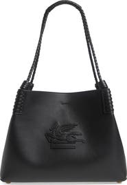 Etro Small Libra Leather Shopping Tote