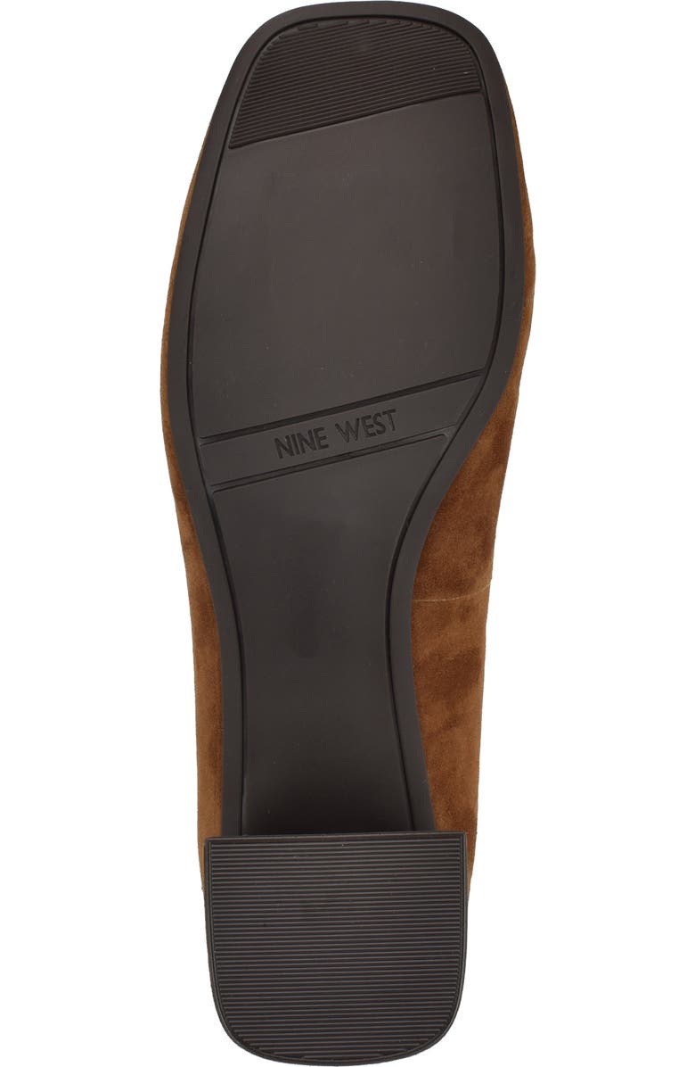 Nine West Veepe Bit Loafer Pump, Alternate, color, Dark Natural