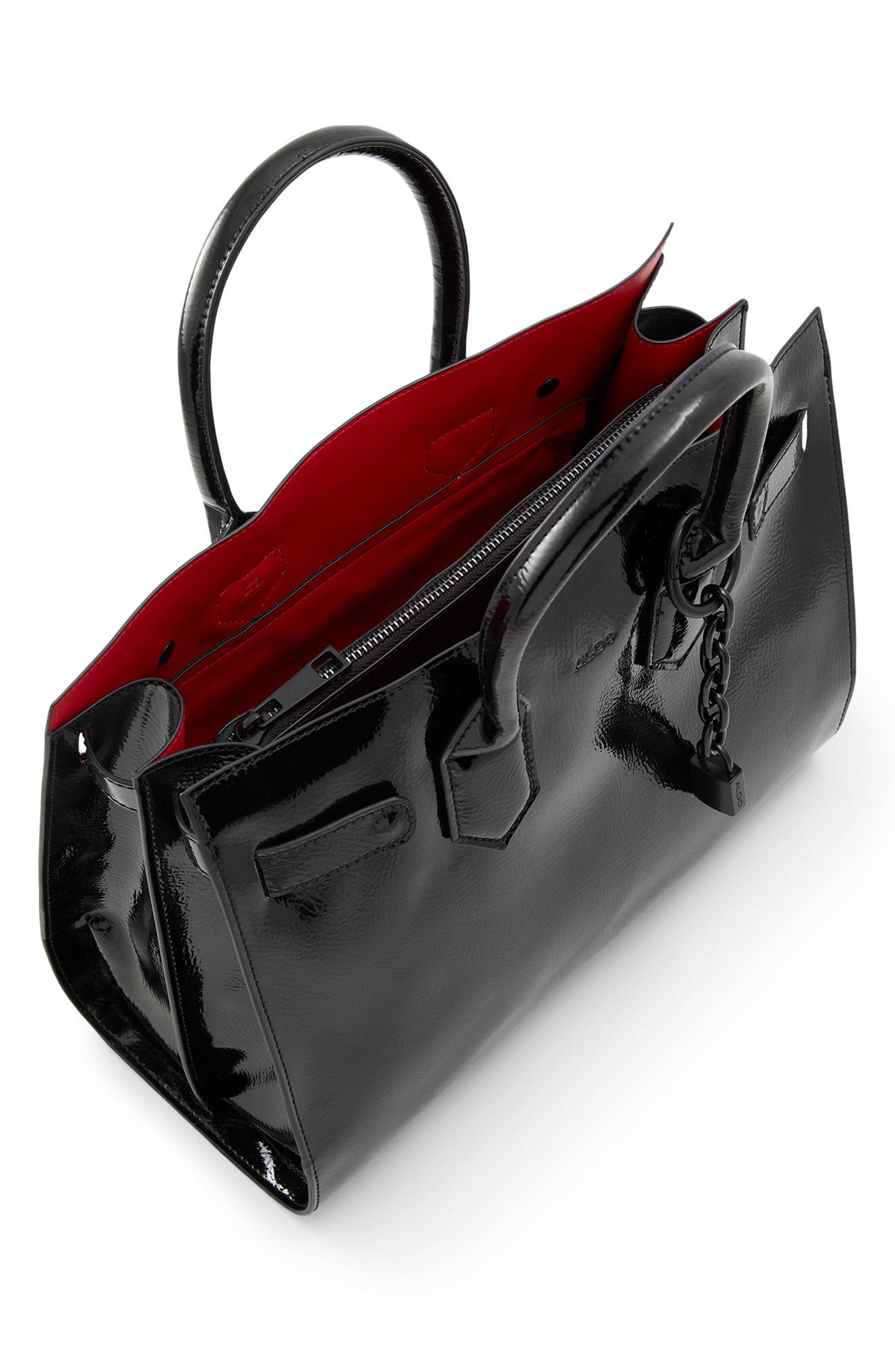 ALDO Geniculata Faux Leather Tote, Alternate, color, 