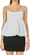 Endless Rose Tie Back Bubble Hem Tank