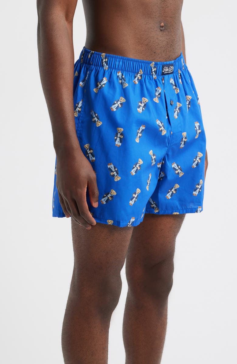 Polo Ralph Lauren Assorted 3-Pack Holiday Woven Cotton Boxers, Alternate, color, Bistro Plaid Classic Gordon