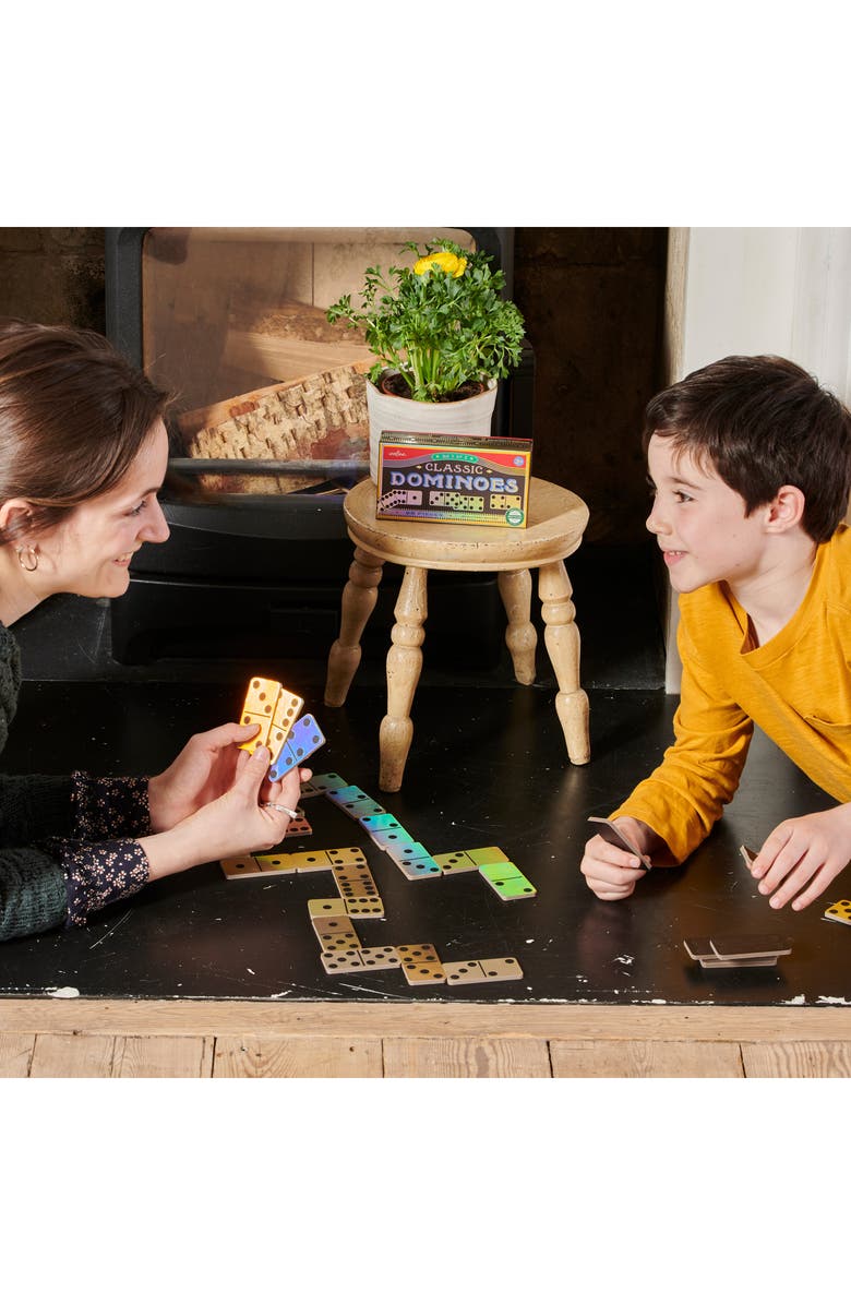 eeBoo Mini Classic Dominoes, Alternate, color, Multi
