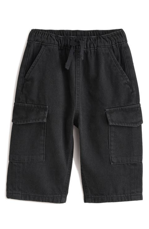 Kids' Wide Leg Cargo Jeans