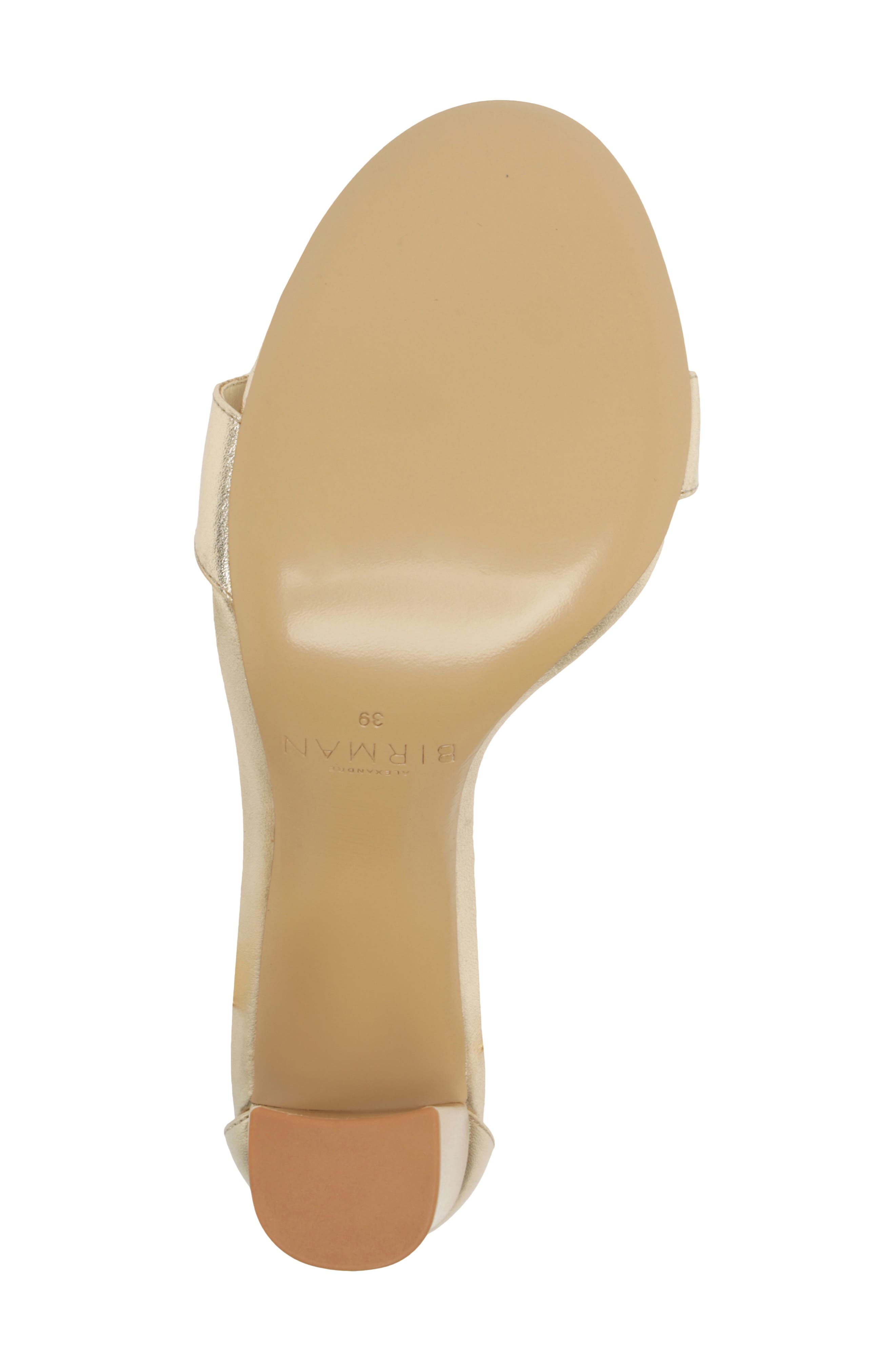 Alexandre Birman Clarita Metallic Sandal, Alternate, color, Golden