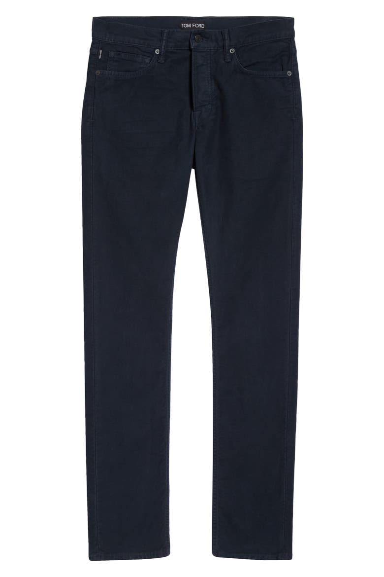 Moleskin Slim Fit Five-Pocket Pants, Alternate, color, INDIGO