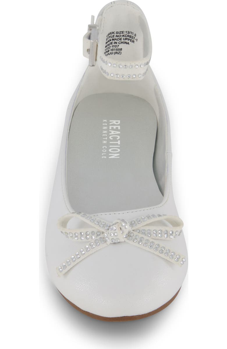 Kenneth Cole Kids' Daisy Ballet Flat, Alternate, color, White