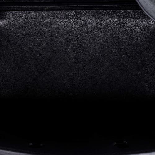 Pre-owned Hermes Hermes Birkin Handbag Black Clemence With Palladium Hardware 35 In Black