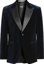 BOSS Hutson Cotton Velvet Dinner Jacket