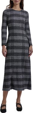 Misook Heritage Fit Tweed Knit Maxi Dress