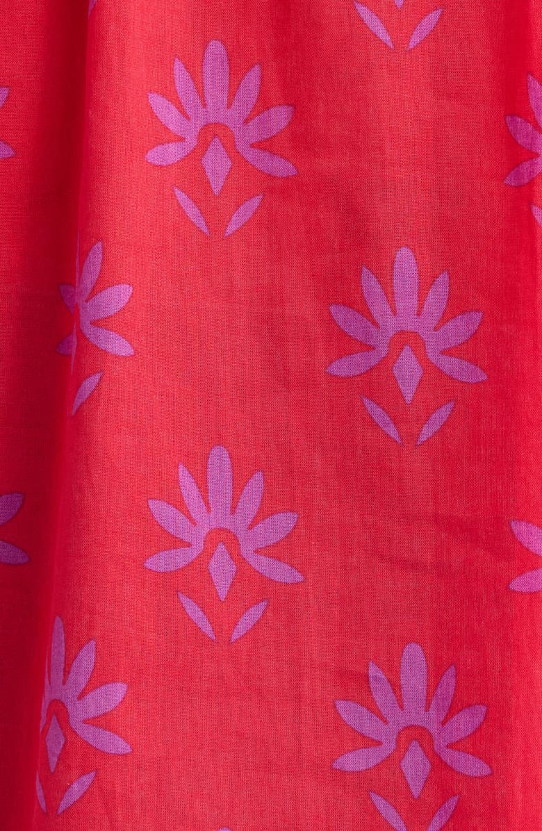 SUGARLIPS Delmas Floral Louisa Split Neck Top, Alternate, color, Berry-Purple