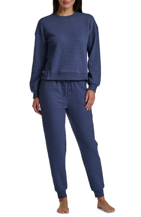 Heart Stitched Pullover & Jogger Pajamas