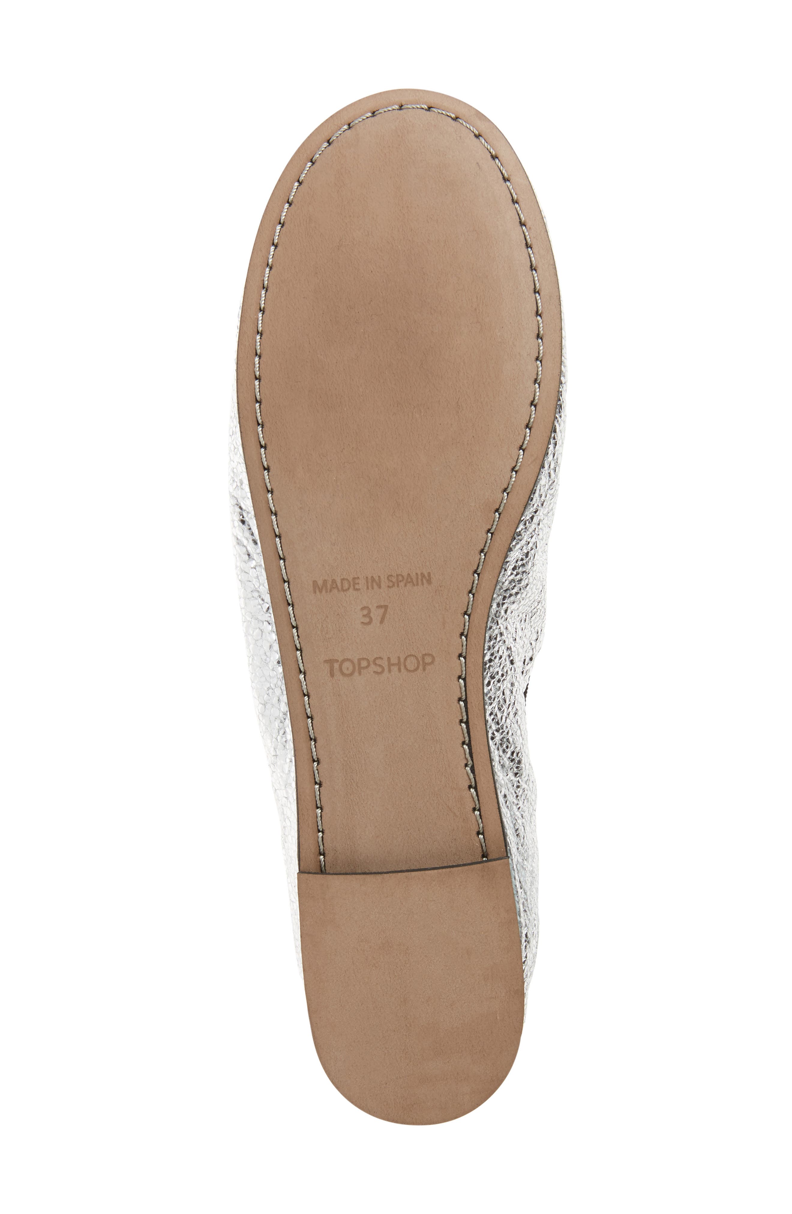 Le Plie Ballet Flat, Alternate, color, SILVER