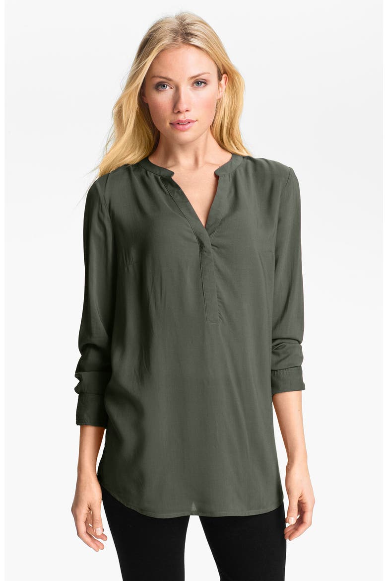 Ingrish Split Neck Tunic, Main, color, ARMY