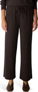 Eileen Fisher Organic Cotton Blend Ankle Wide Leg Drawstring Pants