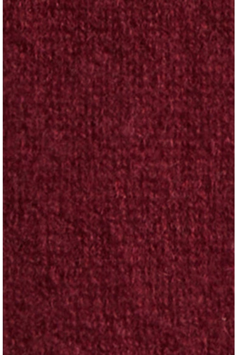 Open Back Logo Sweater, Alternate, color, 00R79BURGUNDY
