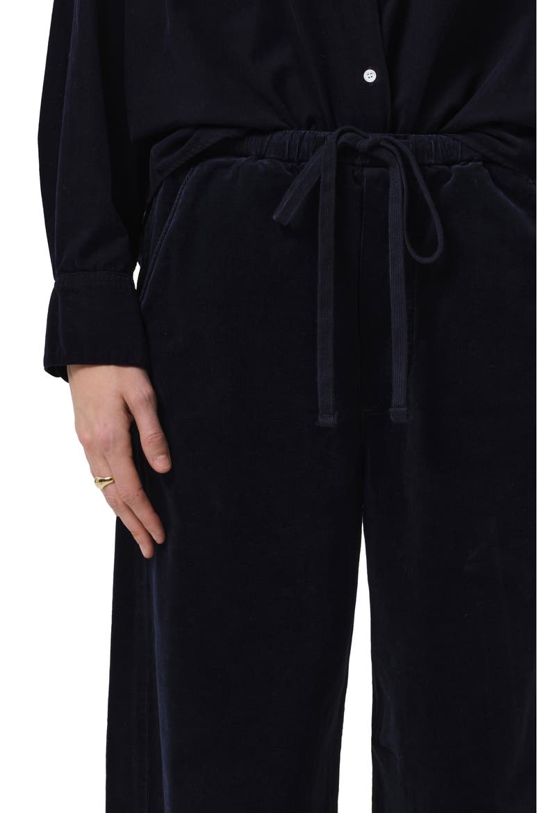 Aurora Pull-On Stretch Cotton Pants, Alternate, color, TRUE NAVY