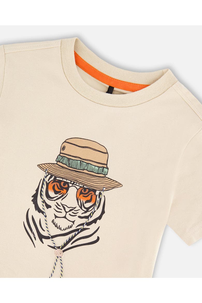 Organic Cotton Graphic Short Sleeve T-Shirt, Alternate, color, Off White