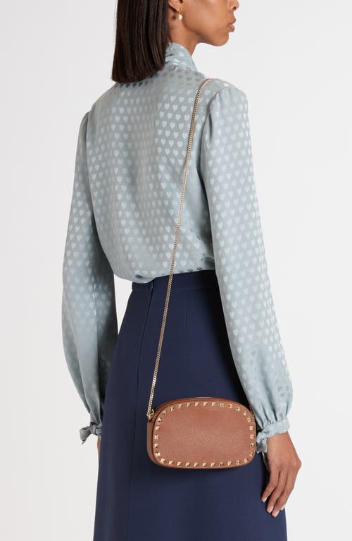 Valentino Rockstud Mini Grainy Leather Crossbody