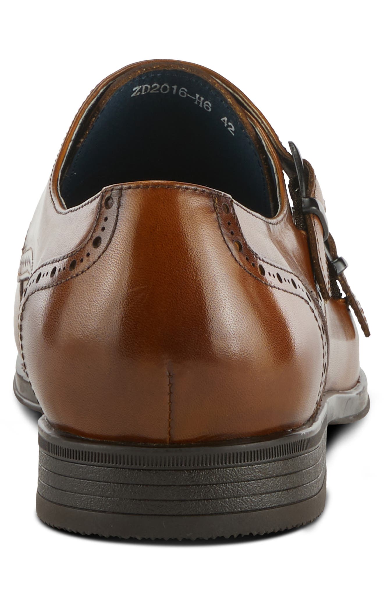 Spring Step Ezra Double Monk Strap Leather Loafer, Alternate, color, 