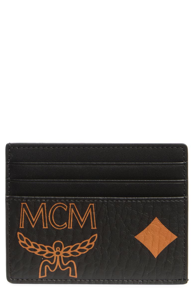 MCM Aren Card Wallet, Main, color, Black