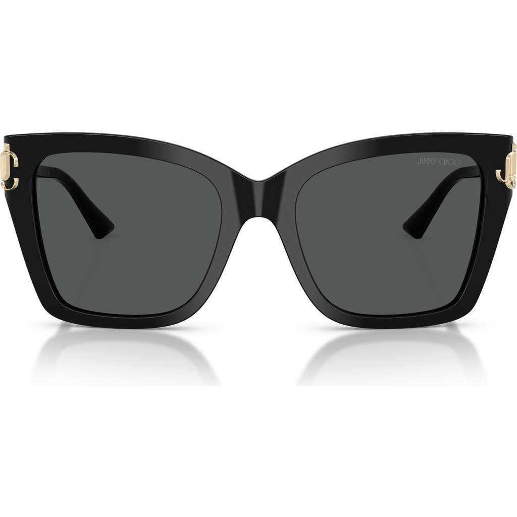 Jimmy Choo 54mm Square Sunglasses In Blue