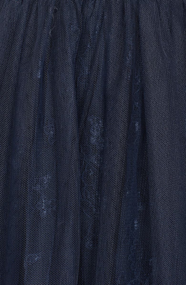 Monique Lhuillier Fit & Flare Tulle Dress, Main, color, 