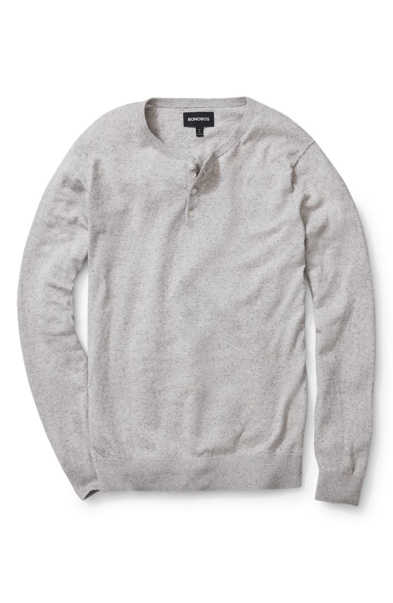 Bonobos Cotton Blend Long Sleeve Henley Sweater, Alternate, color,
