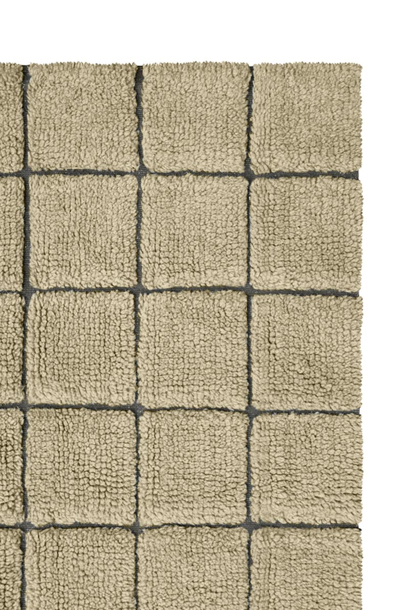 Lorena Canals WoolableMosaic Washable Wool Rug, Alternate, color, Moss