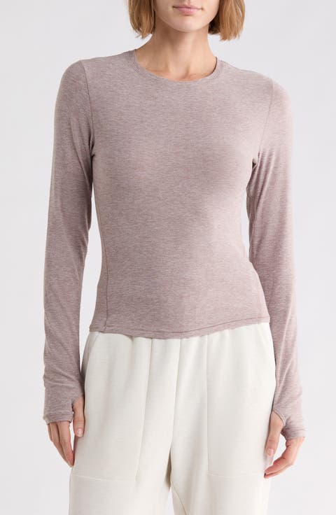 Contour Mock Neck Performance Top